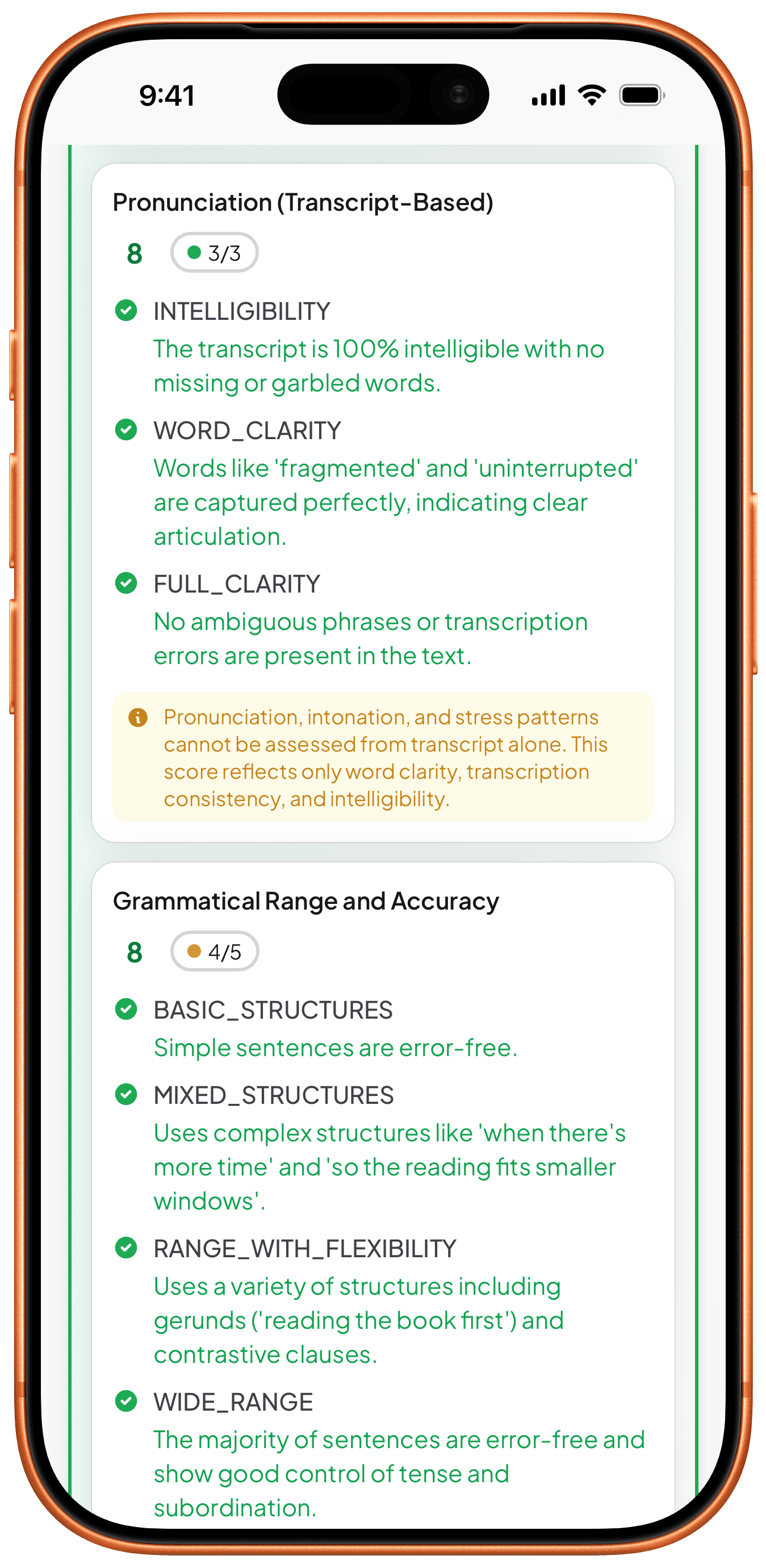 Recording Practice evidence checks on a phone
